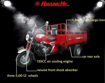 Motocicleta motorizada del triciclo del cargo del combustible, cargo chino Trike para los adultos 250cc